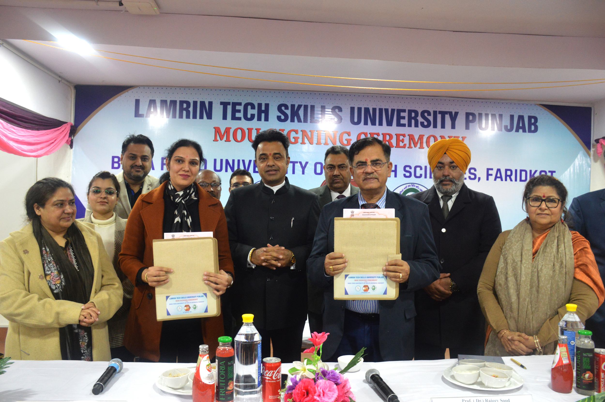 LTSU inks MoU with Baba Farid University of Health Sciences (BFUHS), Faridkot